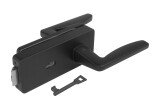 MP - UNIQUE R8 - ERBA ručka staklo LOCK - BB (BS - Matt Black) - MP BS (mat crna)