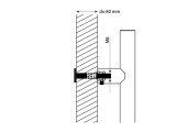 MP Materijal za pričvršćivanje WA/C kom DRVO, PVC, AL (BS - mat crna) - MP BS (mat crna)