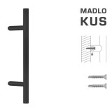 RUČICA kod K10 Ø 30 mm ST - kom (BS - Mat crna) - MP BS (mat crna)