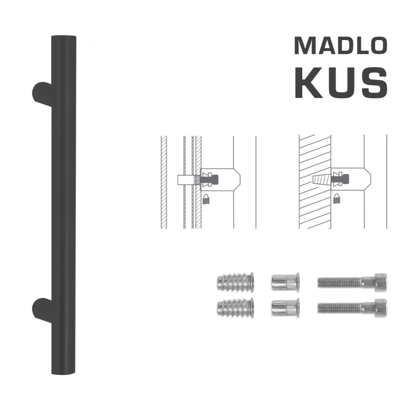 RUČKA MP šifra K00 Ø 35 mm SP - kom (BS - Mat crna)