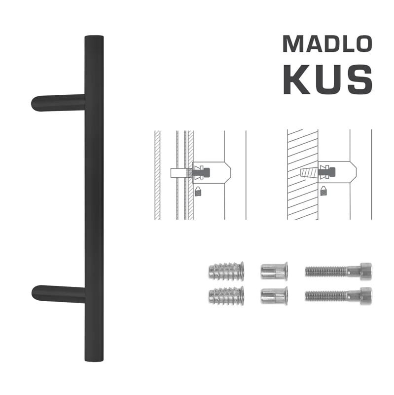 RUČKA MP šifra K10 Ø 30 mm SP - kom (BS - Mat crna)