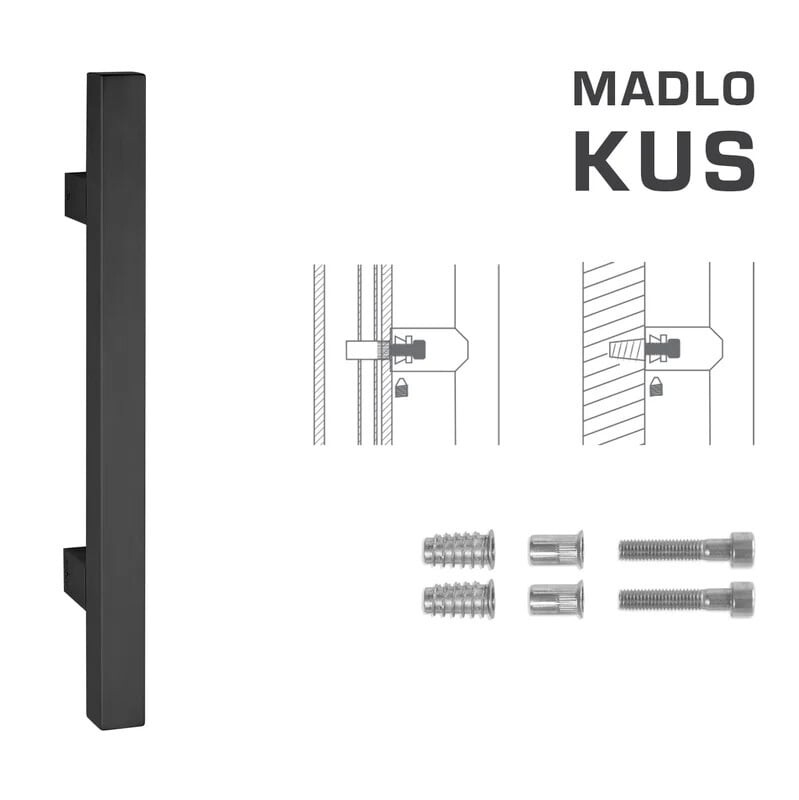 KVAKA MP šifra K31 25x25 mm SP - kom (BS - Mat crna)