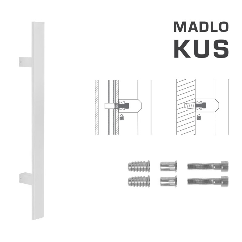 KVAKA MP šifra K41S 40x10 mm SP - kom (WS - Bijela mat)