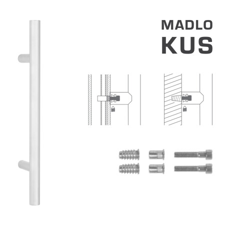 RUČICA MP šifra K00 Ø 30 mm SP (WS - Bijela mat) - kom.