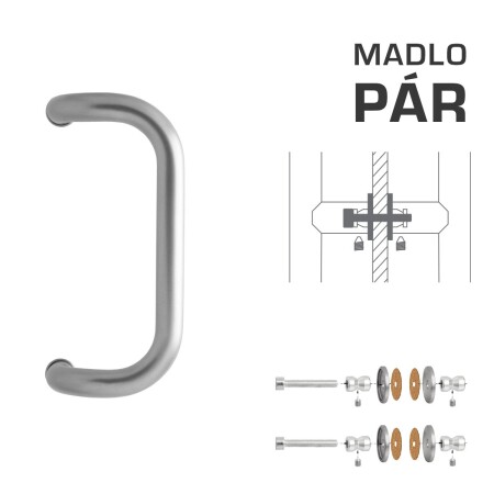 KVAKA M2 WA/AS-STAKLO - par (Srebrna RAL 9006)