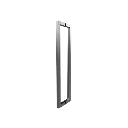 Inox kvaka &quot;U&quot; HOLAR, 20x20 mm kvadratna - saten mat