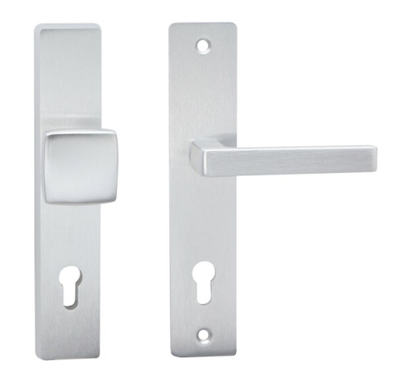 Sigurnosni okov COBRA TOWER H s četvrtastom ručkom (F1 - srebrno eloksirana)