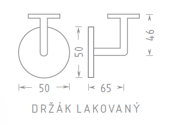 ACT metalni držač ručke