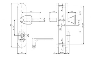 Sigurnosna armatura ROSTEX BK RX 1-50 EXCLUSIVE 4. klase (INOX MAT TITAN GOLD)