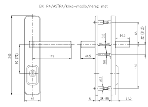 Sigurnosna armatura ROSTEX BK R4 ASTRA 3. klasa (KROMIRANI INOX)