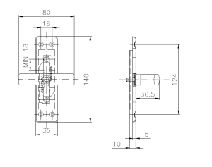 Dvosmjerni odstojnik prozora ROSTEX 804 (KROMIRANI INOX)