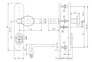 Sigurnosna armatura ROSTEX BK RX 1-50 SOLID 4. klase (MAT INOX)