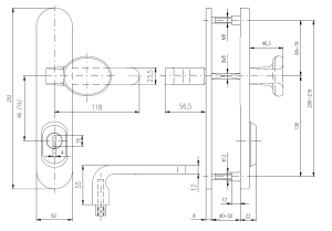 Sigurnosni okovi ROSTEX BK RX 4-50 SOLID 4. klase (MAT INOX)