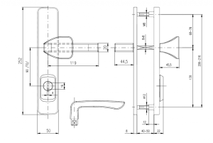 Sigurnosna armatura ROSTEX BK RX 1 ASTRA 3. klase (MAT INOX)