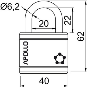 Lokot RICHTER APOLLO (40, 54)