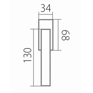 Okov za prozore TWIN KLESO H 1735 RO (E)