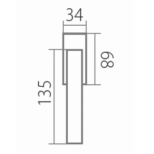 Okov za prozore TWIN TESSERA H 1681 HR RO (E)