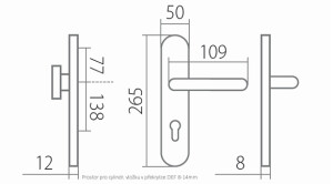 Sigurnosni okovi TWIN DAVID ELEGANT HTSI 4500 (CH-SAT)