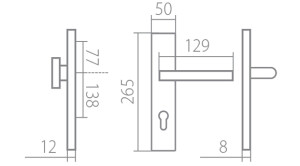 Sigurnosni okovi TWIN VISTA HTSI DEF (CH-SAT)