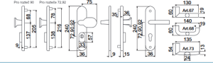 Sigurnosne armature RICHTER R801ZB (NERĐAJUĆI ČELIK)