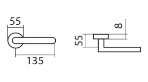 Okov za vrata TWIN BLOCK H 1807 M3 (E)