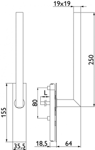 Okov za prozore TWIN HS PORTAL ALFA HR H1836 (E)