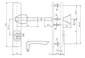 Sigurnosna armatura ROSTEX BK RX 1 ASTRA 4. klase (MAT INOX)