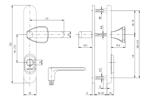 Sigurnosna armatura ROSTEX BK RX 1-40 EXCLUSIVE 3. klase (MAT INOX)