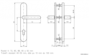 Sigurnosna armatura ROSTEX BK RX 807-40 EXCLUSIVE 3. klase (MAT INOX)