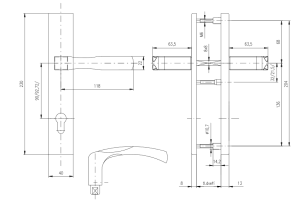 Sigurnosne armature ROSTEX BK RN807 MANDELO (MAT INOX)