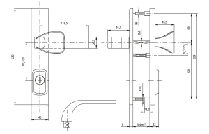 Sigurnosni okovi ROSTEX BK RN1 FONDI (MAT INOX)