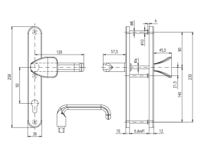 Sigurnosna armatura ROSTEX BK 802 GRANDE (ČELIK-MAT)