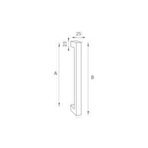 KVAKA MP šifra K02K 25x25 mm ST - kom (WS - Bijela mat)