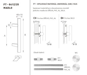 KVAKA MP šifra K41Z 40x10 mm UN - kom (WS - Bijela mat)