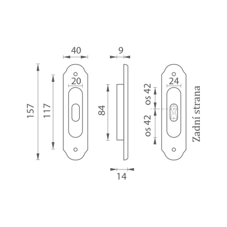 Shell rustic MP PIBS - BB / S (BS - mat crna)