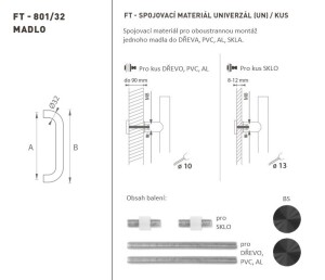 RUČICA MP šifra K01 Ø 32 mm UN - kom (BS - Mat crna)