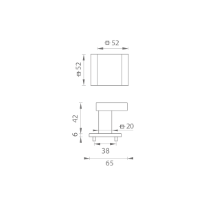 KVAKA MP - HR SQ6 (WS - Bijela mat)