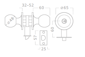 Američka lopta sa bravicom ACT R (INOX)