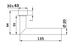 Vatrootporni okov TWIN VISION H 8906 Z (E)