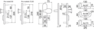 Sigurnosni hardver RICHTER R701ZB TB4 (crni)