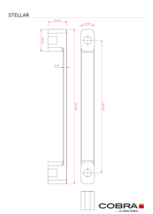 Kvaka za vrata COBRA STELLAR 350 (TITAN) - PAR