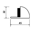 AKCIJA Stopa vrata TWIN P 541 (NI-SAT)