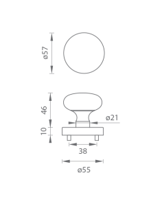 Lopta za vrata MP BALL - R (T/OC)