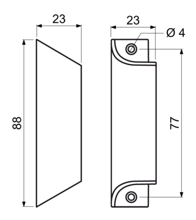 Kvaka za balkonska vrata RICHTER MAD.6010 (F1)