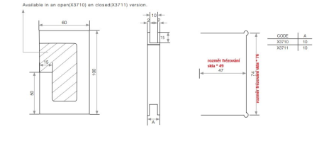 STAKLENE ŠKOLJKE TWIN X3710 (CM - crna mat)