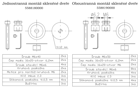 Kvaka za vrata ROSTEX OMEGA (crna)