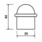 Zaustavljanje vrata TWIN VL 35895 (E)