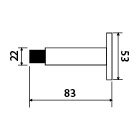 Zaustavljanje vrata TWIN VL 3687 (E)