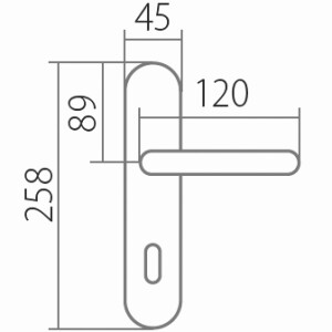 Okov za vrata TWIN AMADEUS BA 1360 (A)